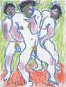 Three Mercenaries Dancing
